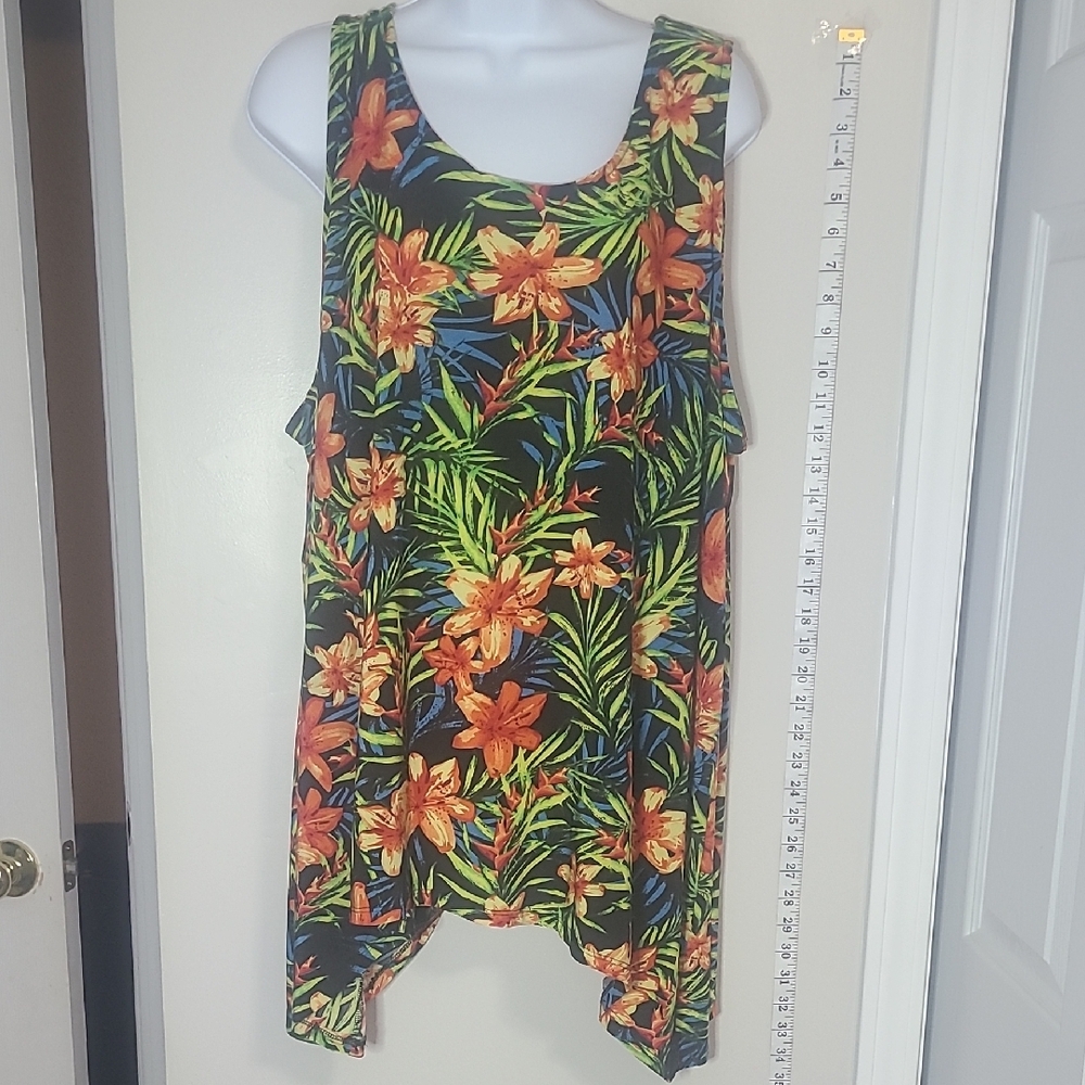 Blue Sleeveless Tank Top with‎ Breathable Fabric
